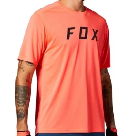 Fox Ranger New With Tags Short Sleeve Jersey T Shirt in Atomic Punch - Picture 9 of 10